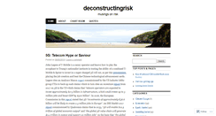 Desktop Screenshot of deconstructingrisk.com