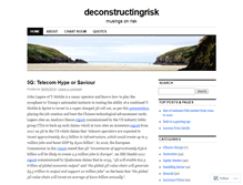 Tablet Screenshot of deconstructingrisk.com